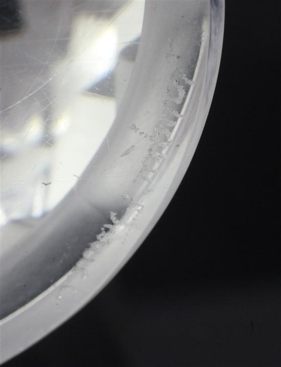 Tête dAigle/Eagles Head. A glass mascot by René Lalique, introduced on 14/3/1928, No.1138 Height 11cm.